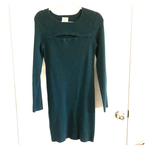 Dark Green Winter Dress